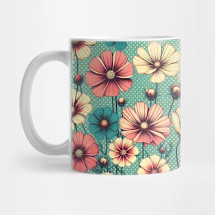 Cosmos Flowers Mug